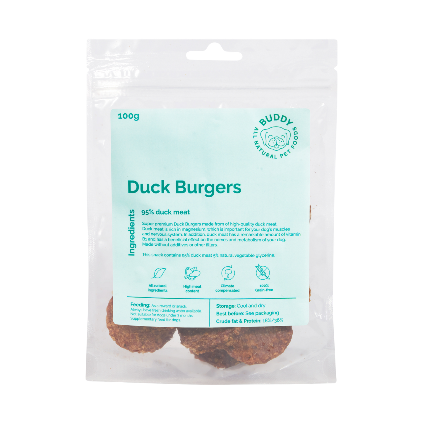 Buddy Burger Snack 100g