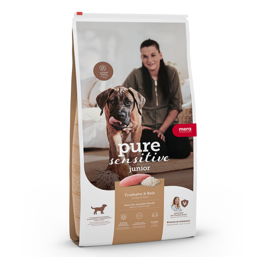 Mera pure sensitive Junior - Kalkon & Ris