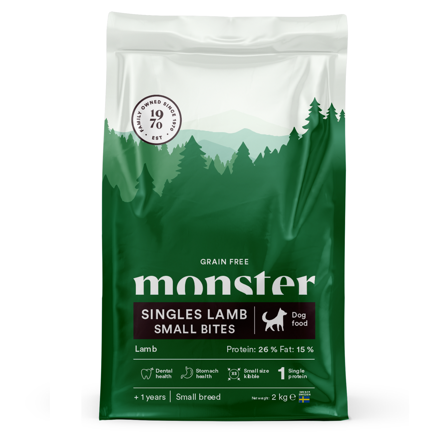 Monster Dog GF Singles Lamb Small Bites