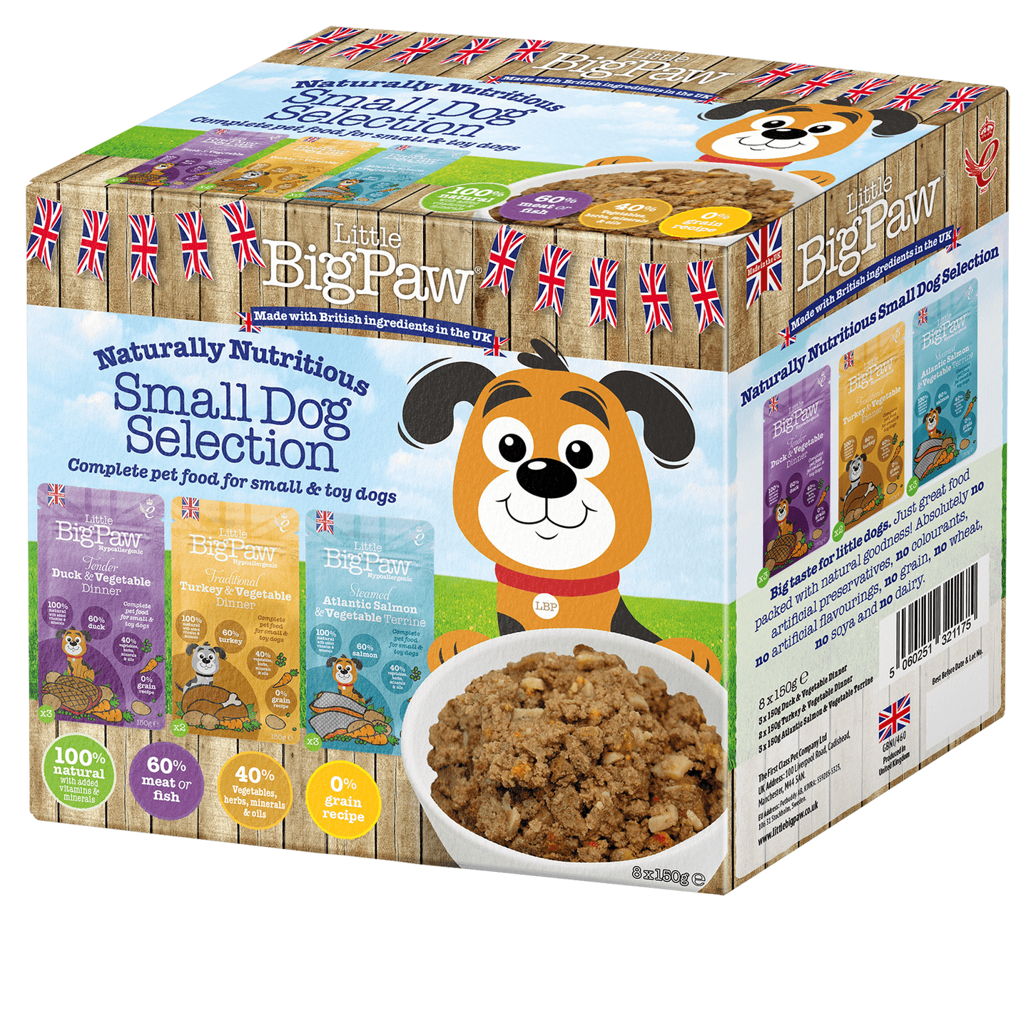 Little BigPaw Small Dog Selection 8x150g