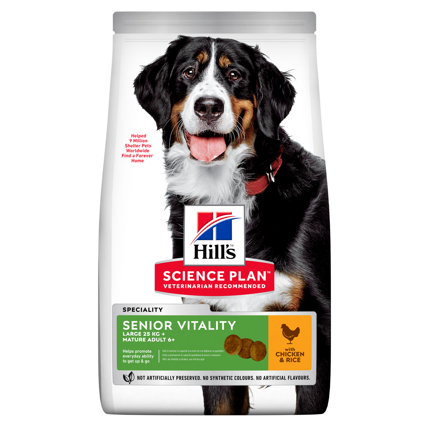 Hills Science Plan Dog Senior Vitality Large Chicken