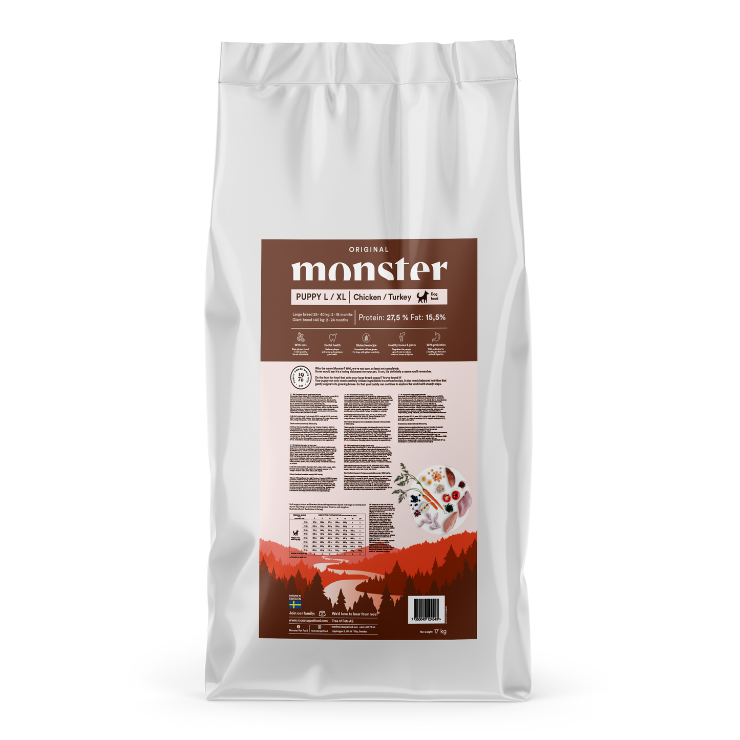 Monster Dog Orig. Puppy L/XL Chick/Turkey