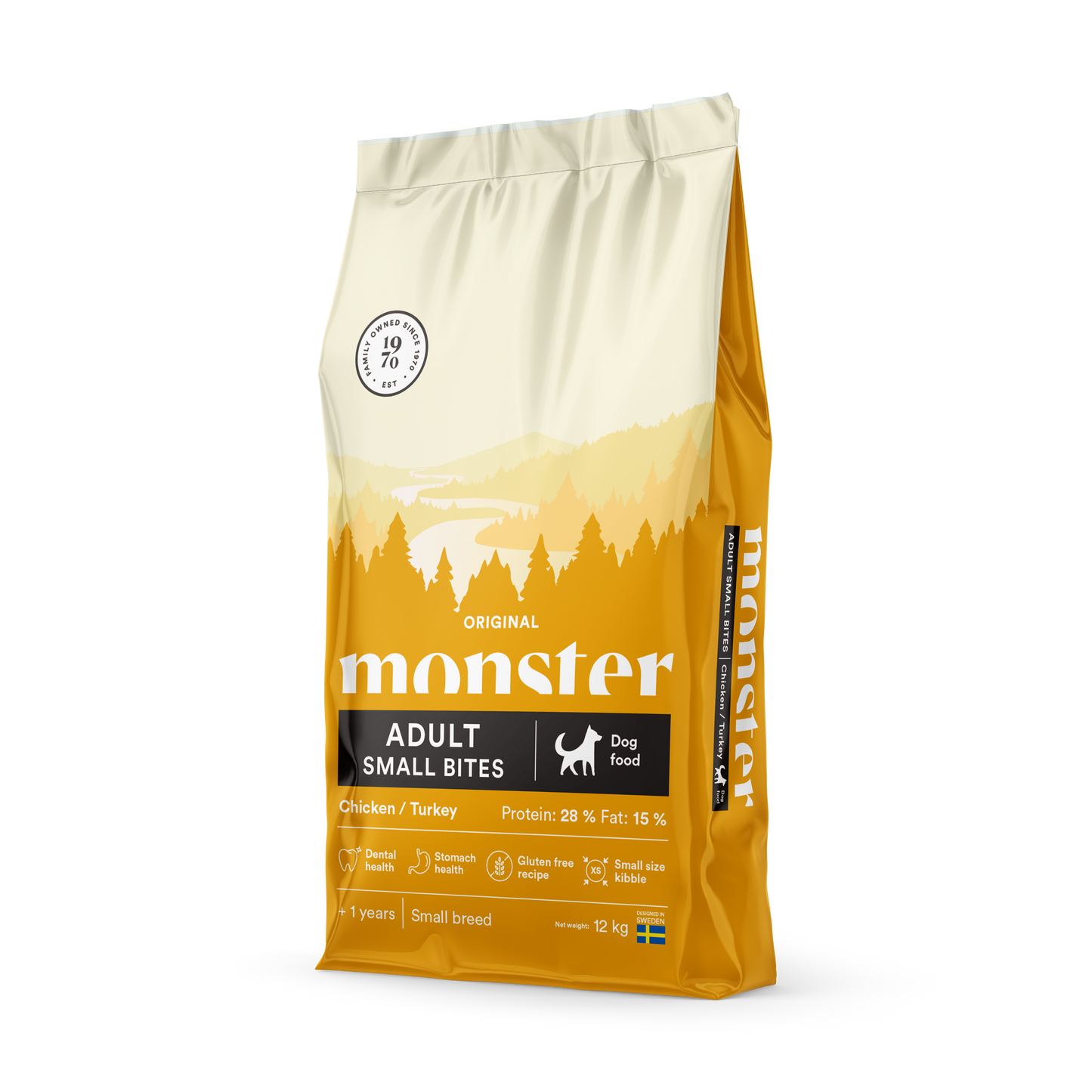 Monster Dog Orig. Adult Small Bites Chicken/Turkey