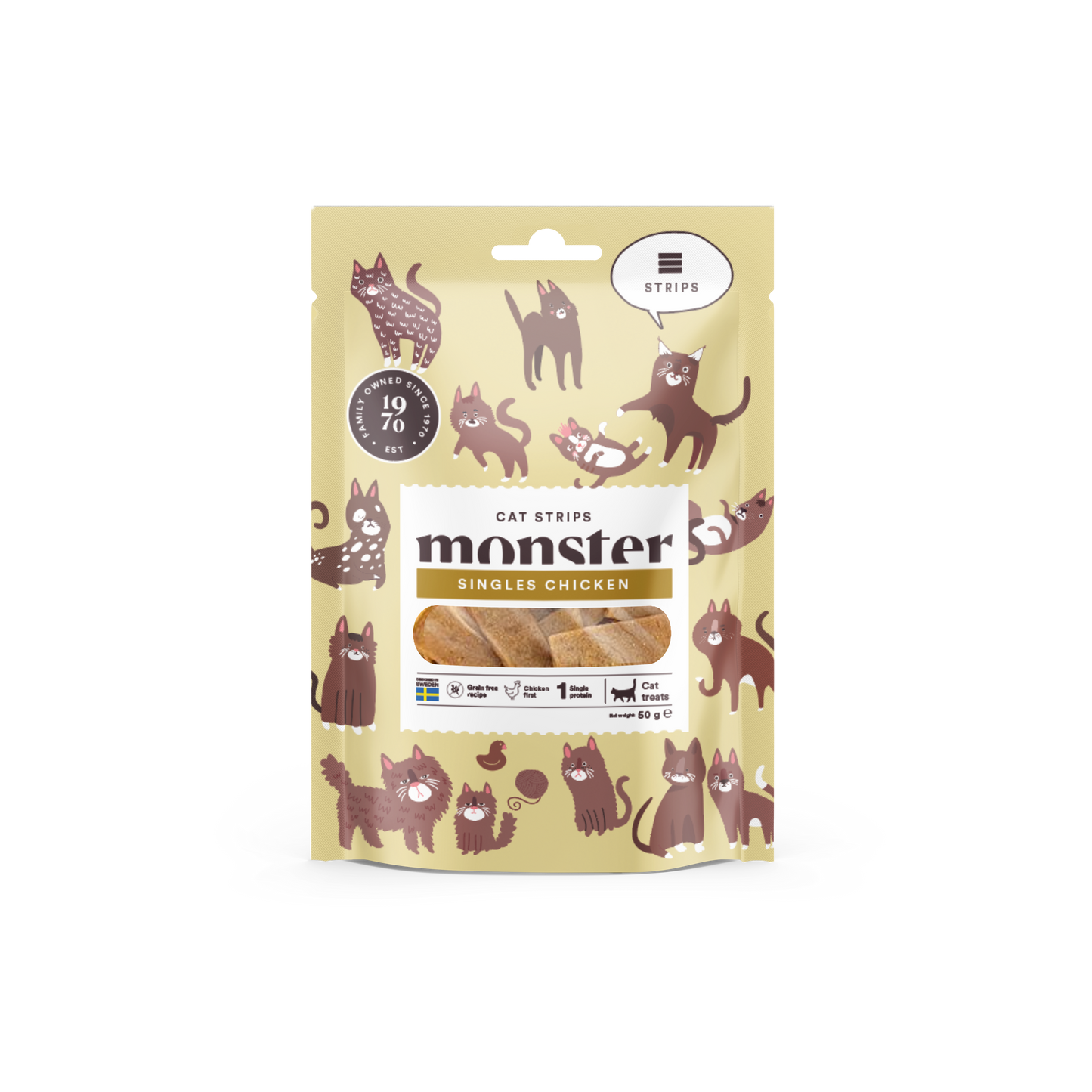 Monster Cat Strips 50 g