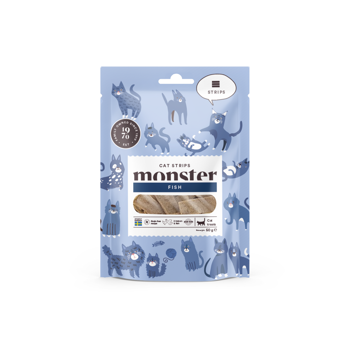 Monster Cat Strips 50 g