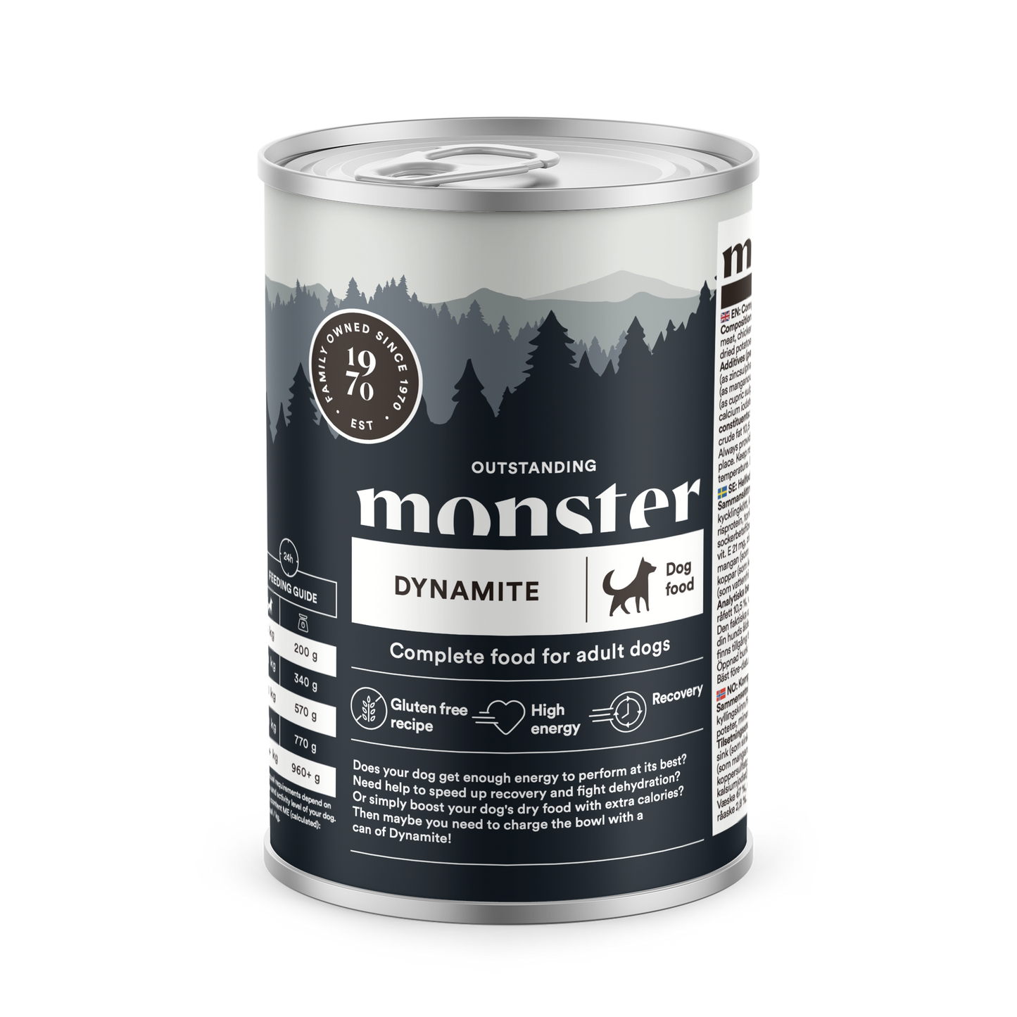 Monster Dog Dynamite Burk 400 g (6/frp)