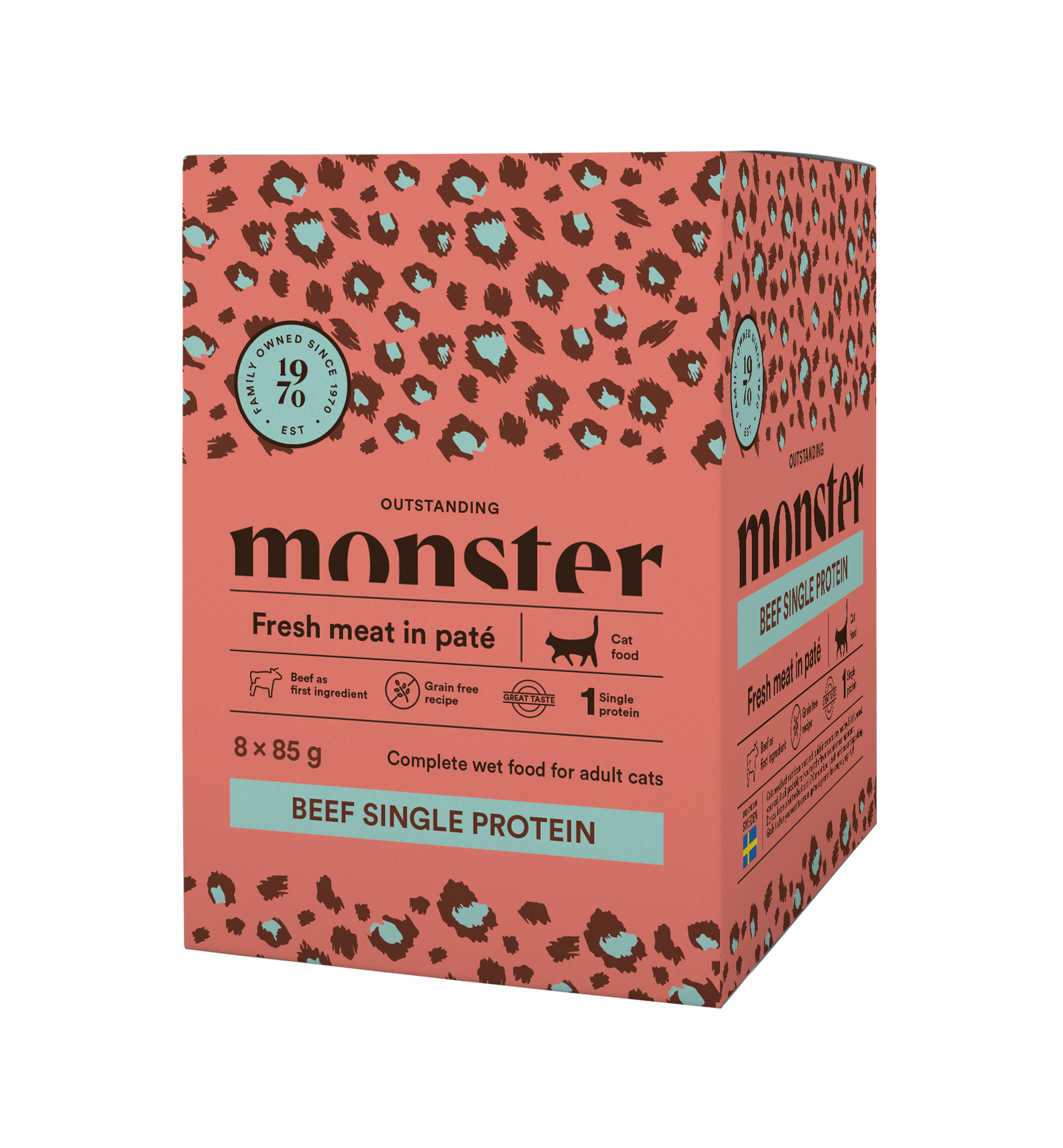 Monster Cat Pouches Adult 85 g (8-pack)