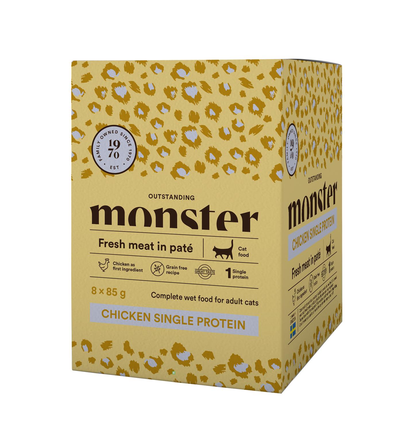 Monster Cat Pouches Adult 85 g (8-pack)