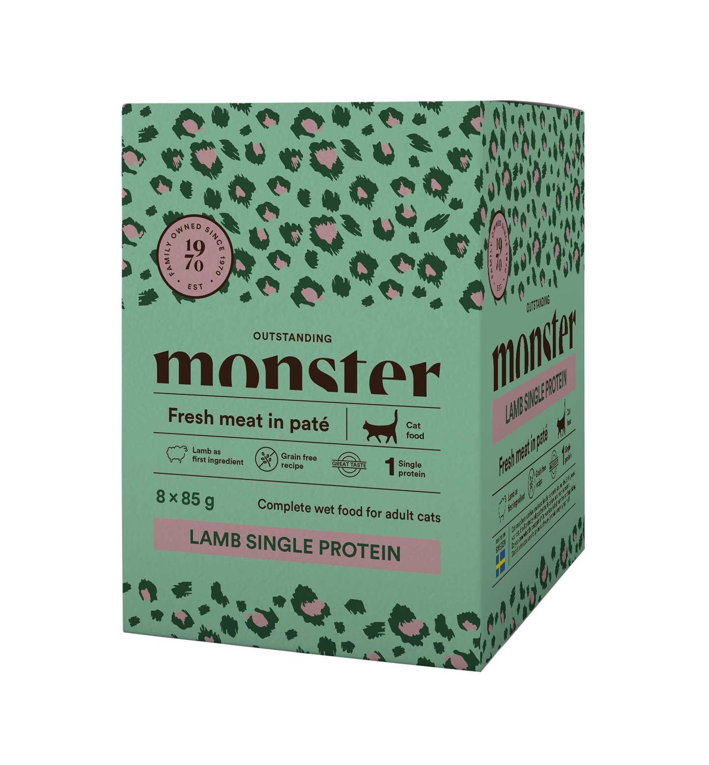 Monster Cat Pouches Adult 85 g (8-pack)