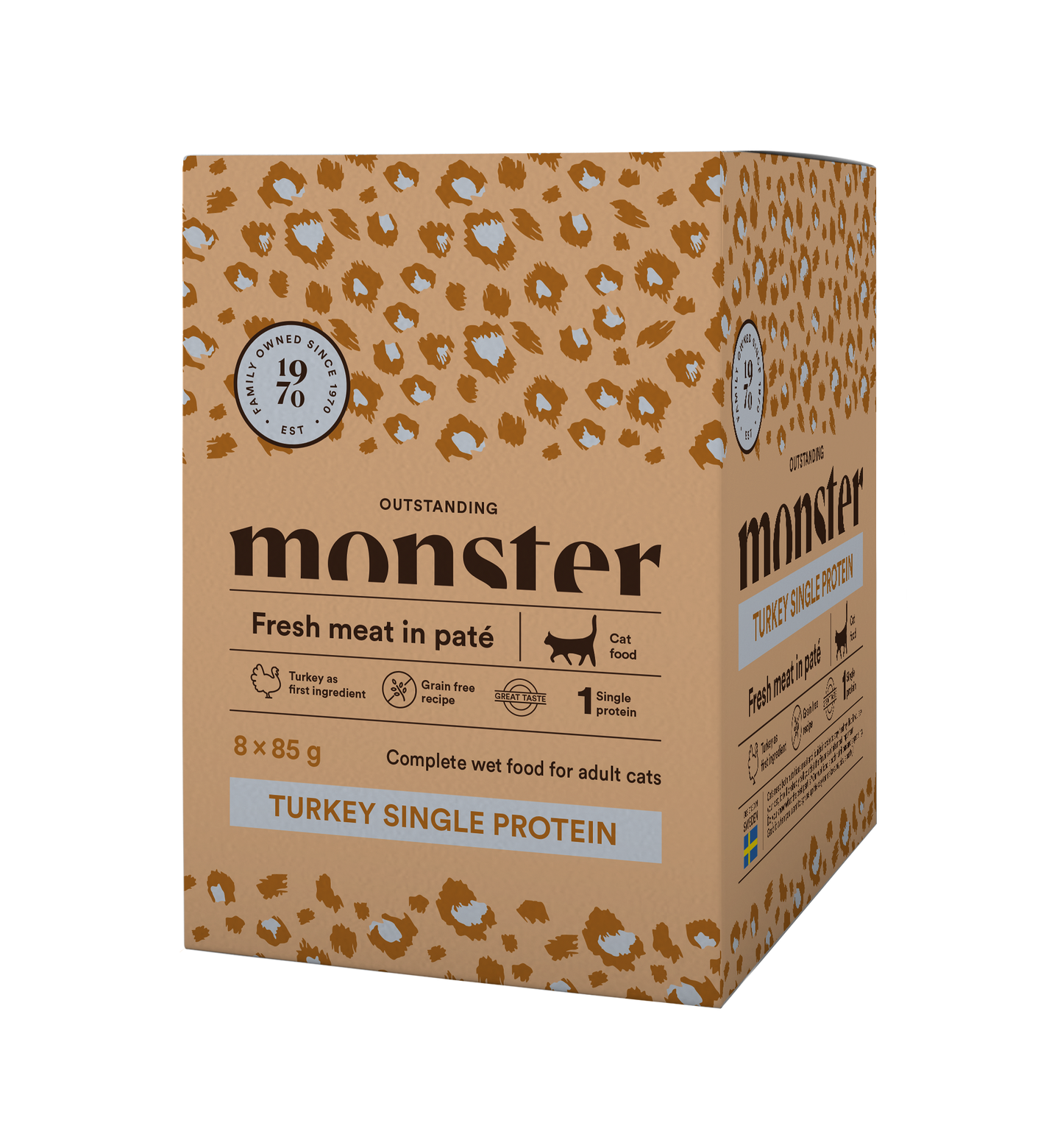 Monster Cat Pouches Adult 85 g (8-pack)