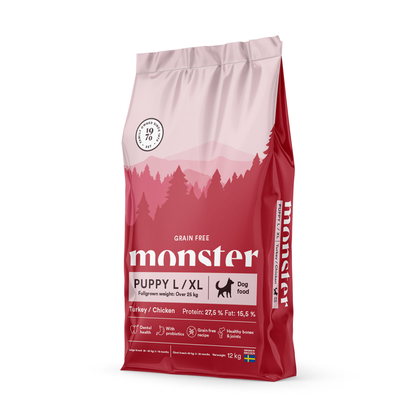 Monster Dog GF Puppy L/XL Turkey/Chick