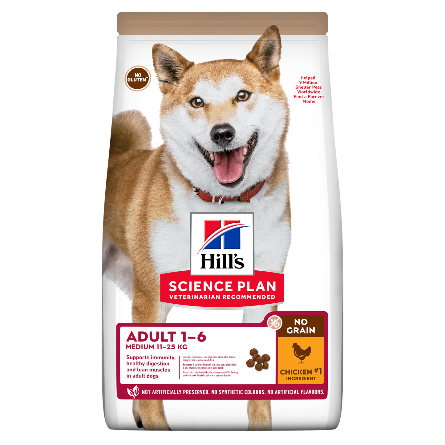 Hills Science Plan Canine Adult Medium No Grain Chicken