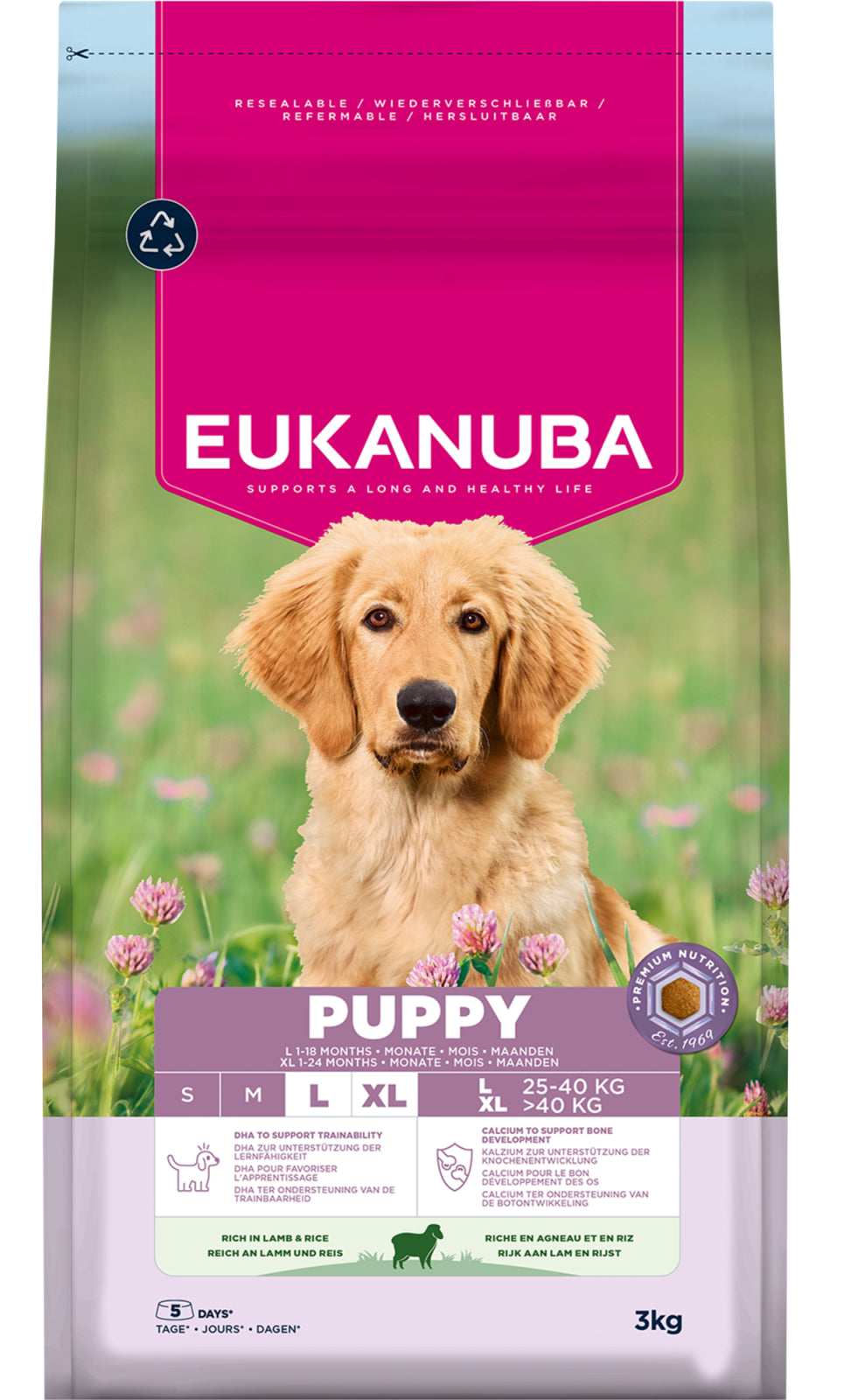 Eukanuba Dog Puppy Large Lamm & Ris