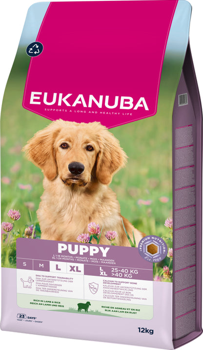 Eukanuba Dog Puppy Large Lamm & Ris