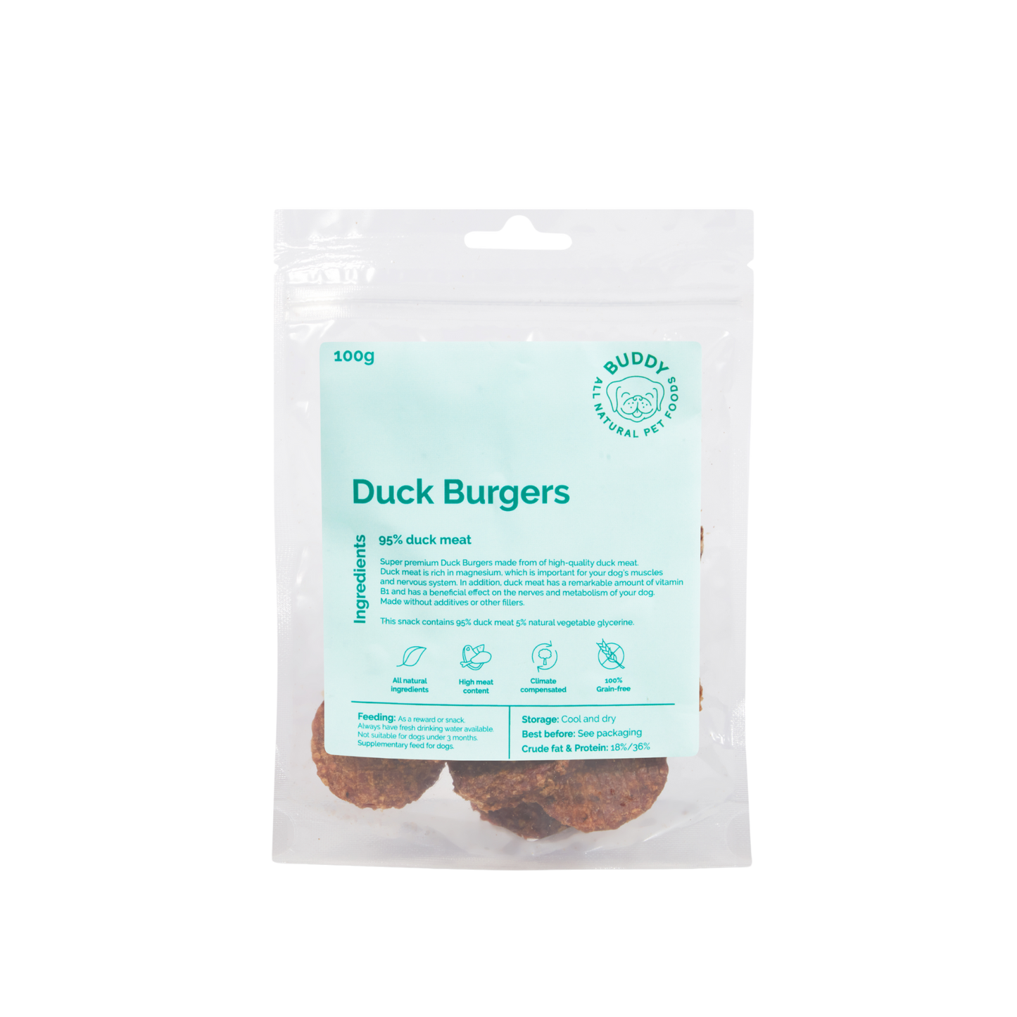 Buddy Burger Snack 100g