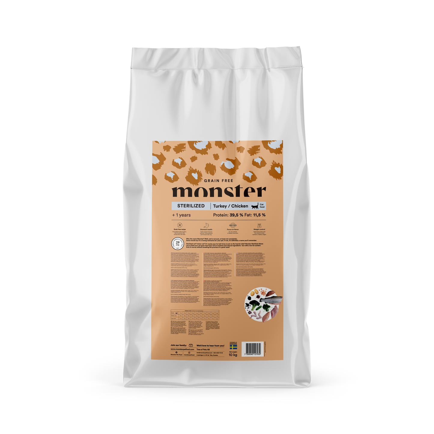 Monster Cat Grain Free Sterilized Turkey/Chick