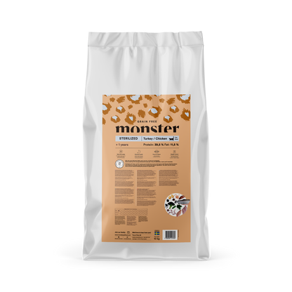 Monster Cat Grain Free Sterilized Turkey/Chick