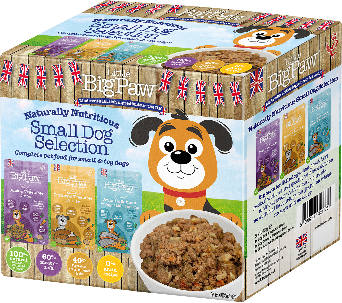 Little BigPaw Small Dog Selection 8x150g