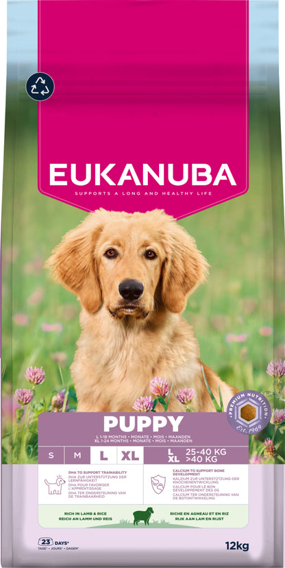 Eukanuba Dog Puppy Large Lamm & Ris