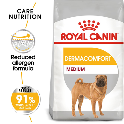 Royal Canin Dermacomfort Adult MEDIUM Torrfoder för hund