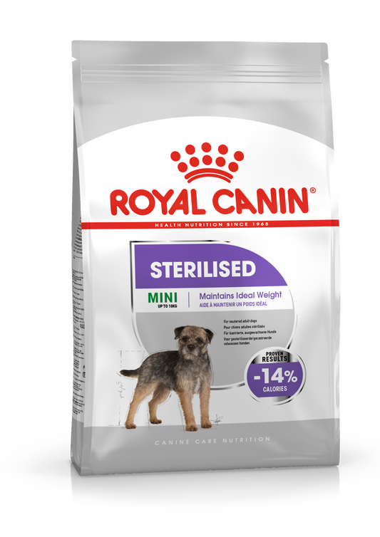 Royal Canin Sterilised Adult MINI Torrfoder för hund