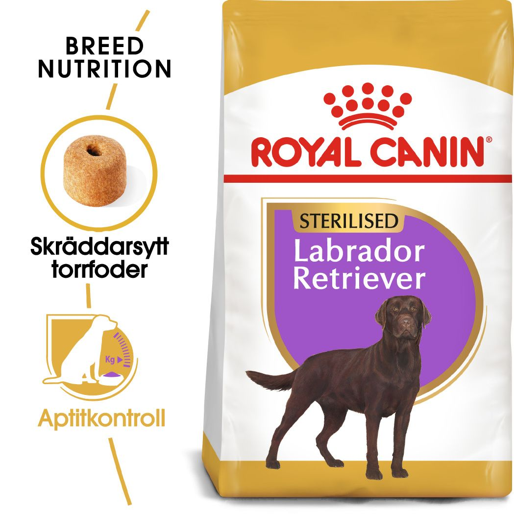 Royal Canin Labrador Retriever Sterilised Adult Torrfoder för hund