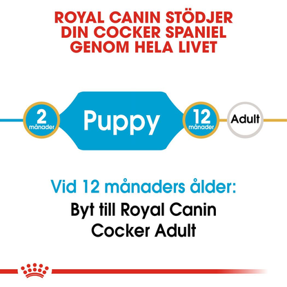 Royal Canin Cocker Puppy Torrfoder för hundvalp