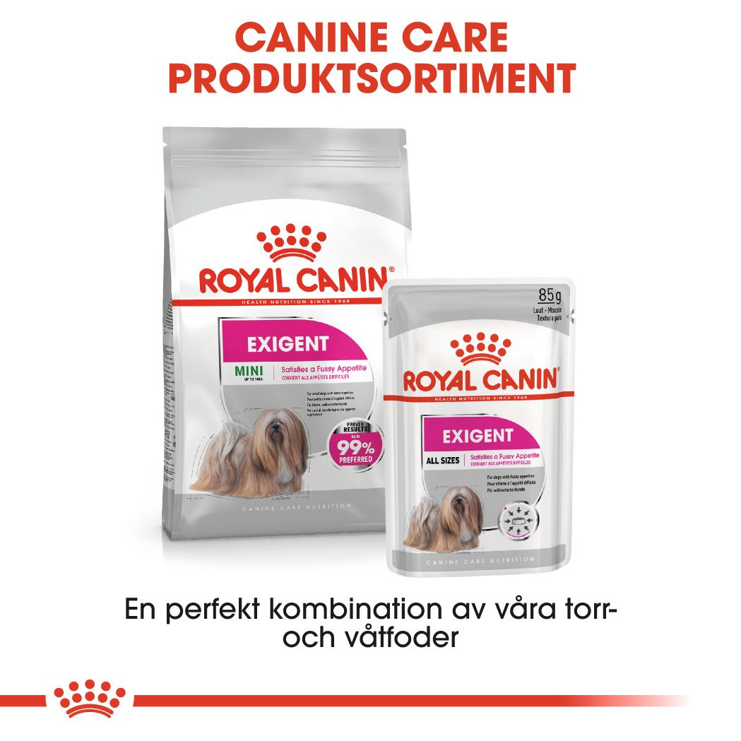 Royal Canin Exigent Adult MINI Torrfoder för hund