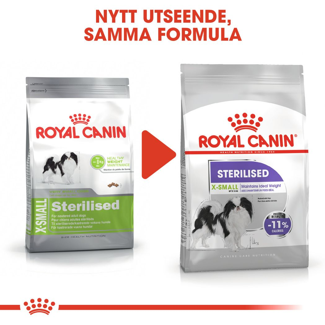 Royal Canin Sterilised X-SMALL Adult Torrfoder för hund