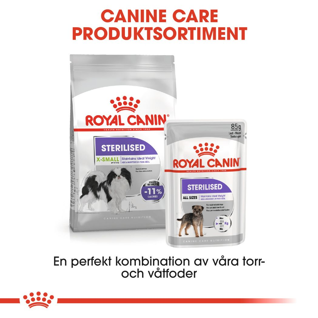 Royal Canin Sterilised X-SMALL Adult Torrfoder för hund