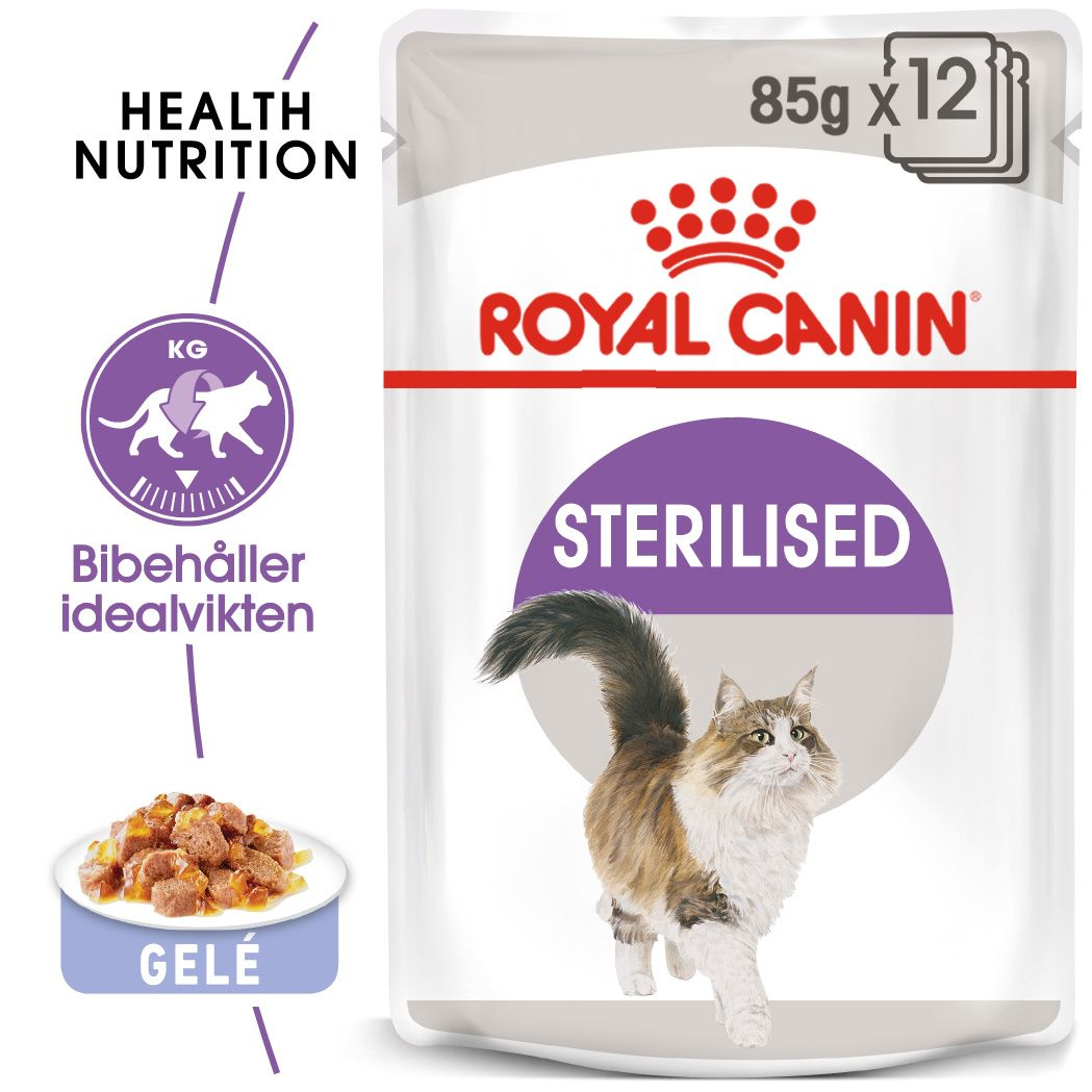 Royal Canin Sterilised Jelly Adult Våtfoder för katt