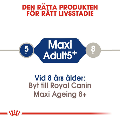 Royal   Canin MAXI Adult 5+ Torrfoder för hund