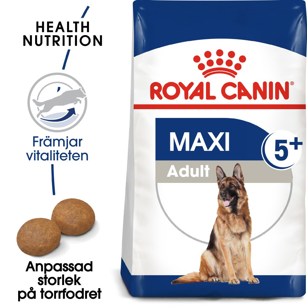 Royal   Canin MAXI Adult 5+ Torrfoder för hund