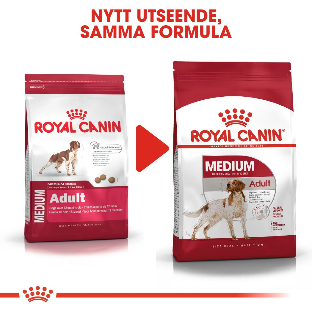 Royal Canin MEDIUM Adult Torrfoder för hund