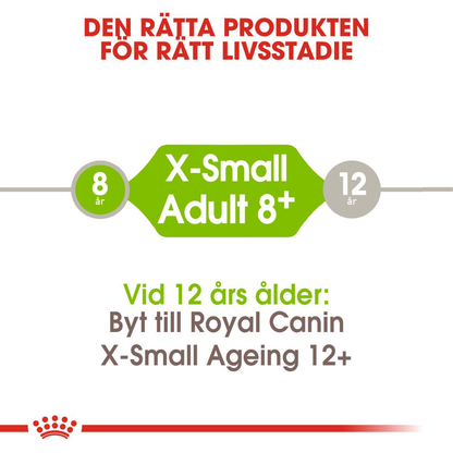 Royal Canin X-SMALL 8+ Adult Torrfoder för hund