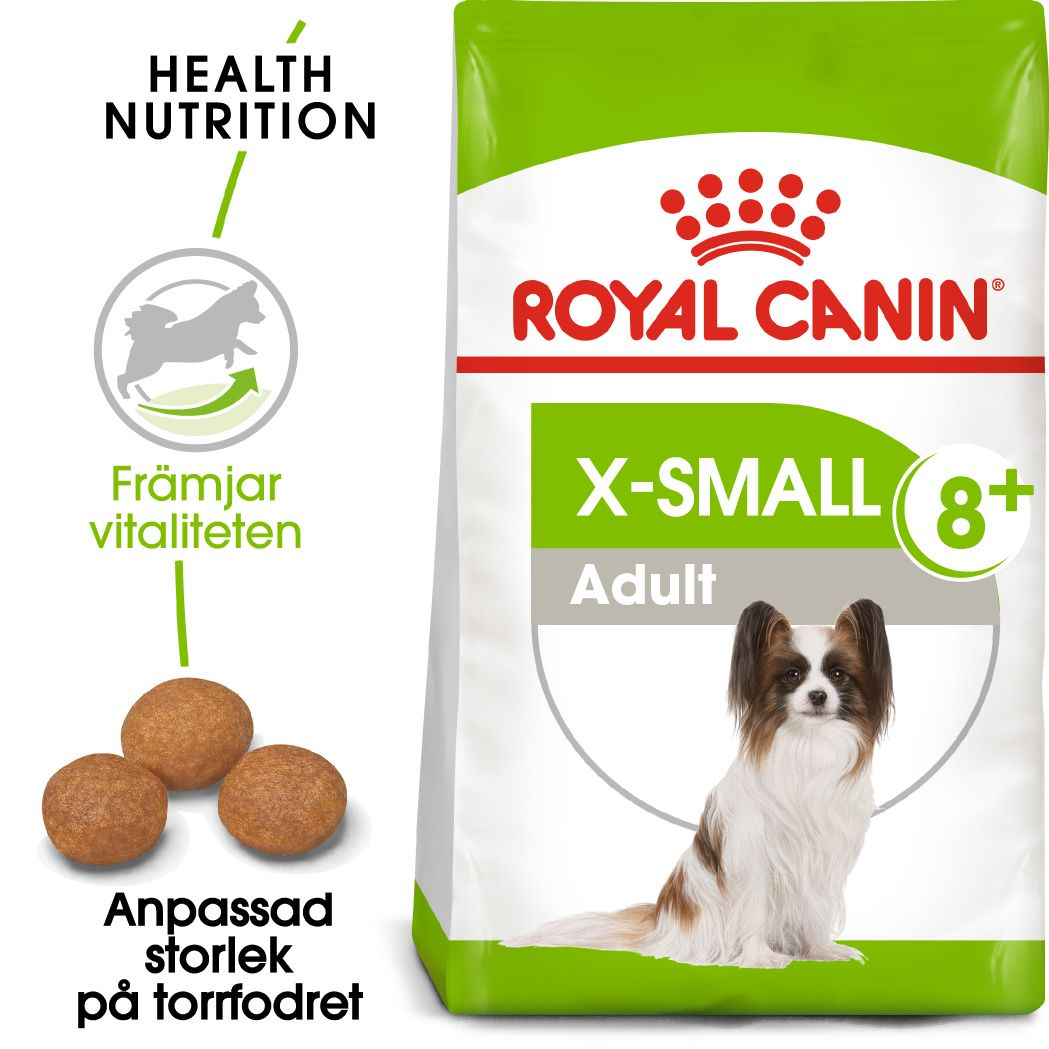 Royal Canin X-SMALL 8+ Adult Torrfoder för hund