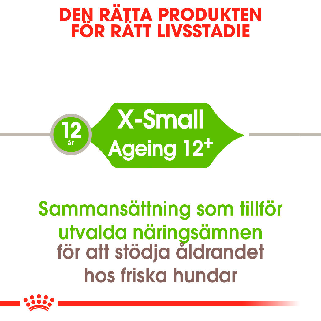 Royal Canin X-SMALL Ageing 12+ Ageing Torrfoder för hund