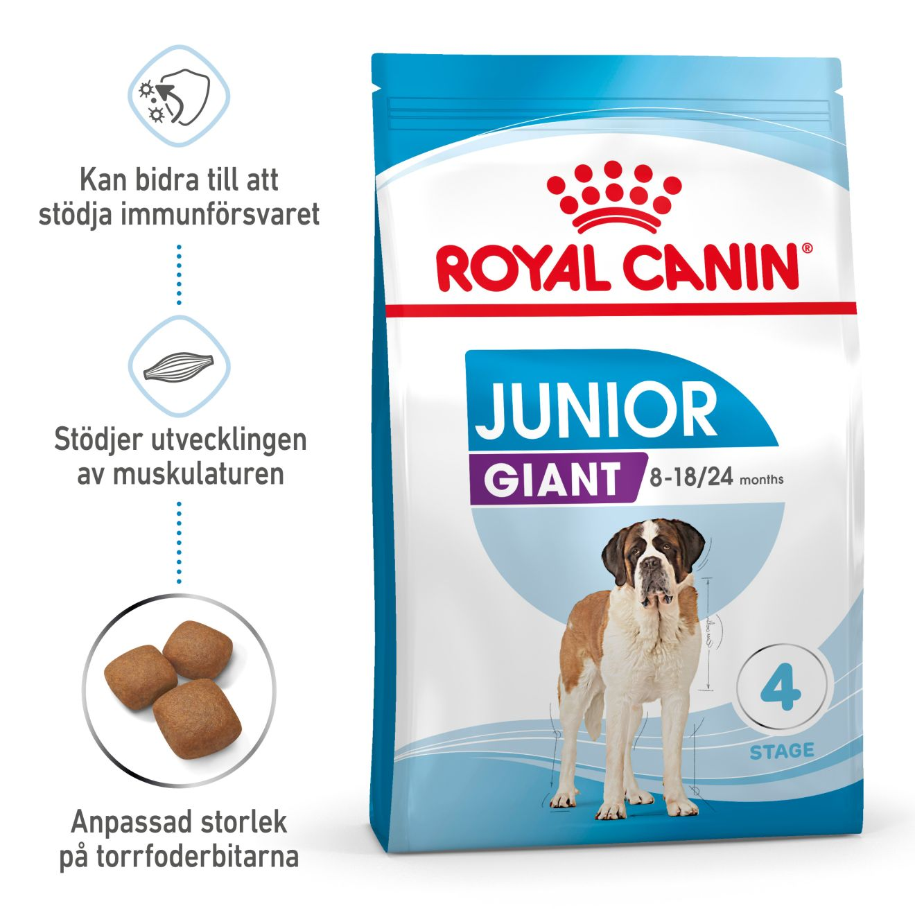 Royal Canin Giant Junior Torrfoder för hundvalp