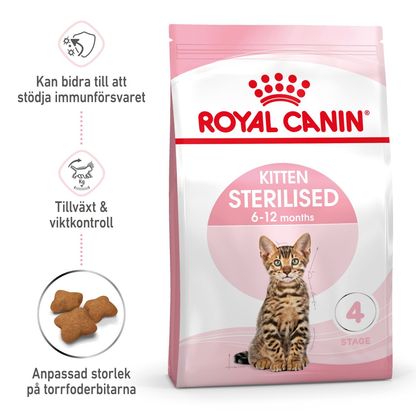 Royal Canin Kitten Sterilised Torrfoder för kattunge