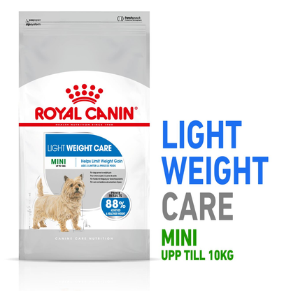 Royal Canin Light weight Care Adult MINI Torrfoder för hund