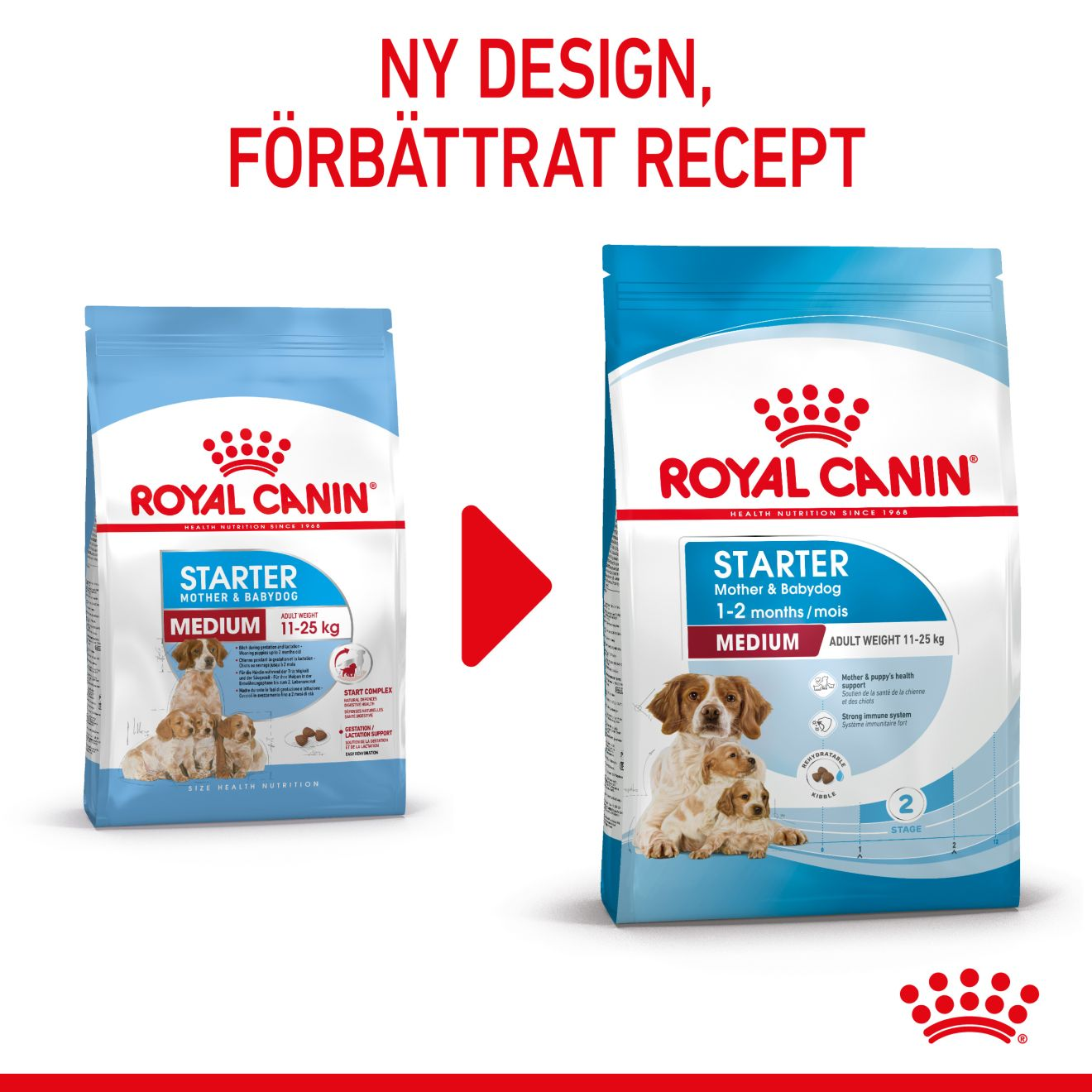 Royal Canin Medium Starter Torrfoder för hundvalp