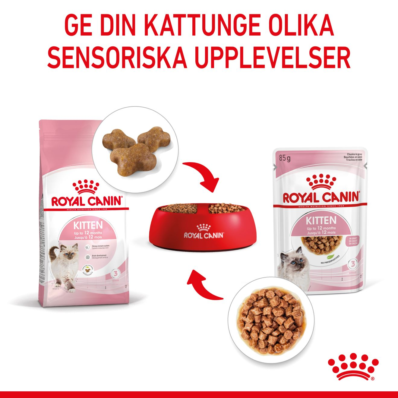 Royal Canin Kitten Gravy Våtfoder för kattunge