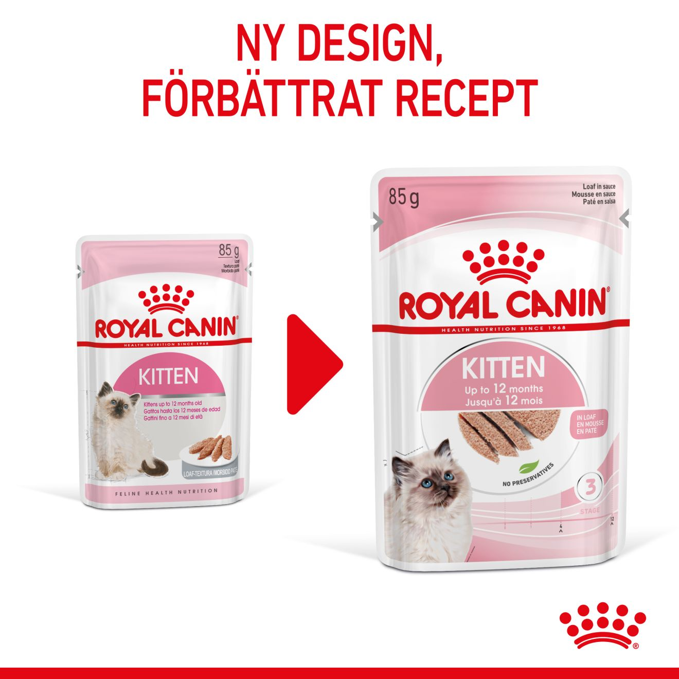 Royal Canin Kitten Loaf Våtfoder för kattunge