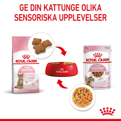 Royal Canin Kitten Sterilised Jelly Våtfoder för kattunge