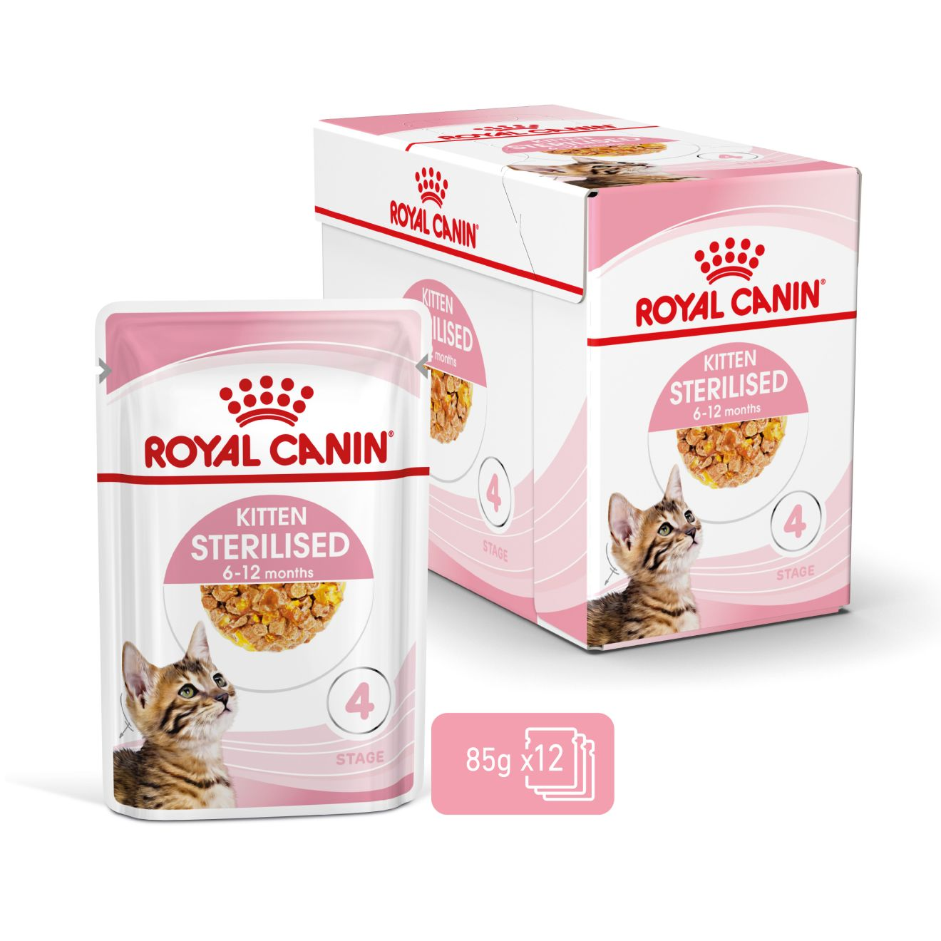 Royal Canin Kitten Sterilised Jelly Våtfoder för kattunge