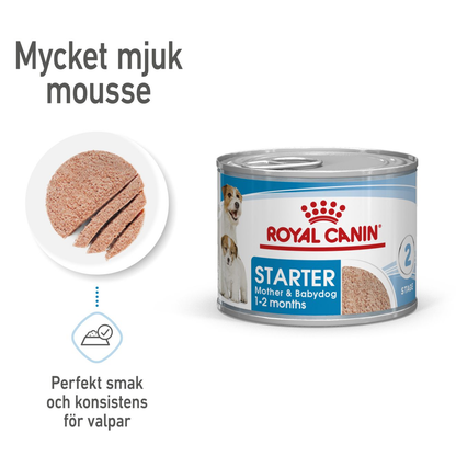 Royal Canin Starter Mousse Våtfoder för hundvalp