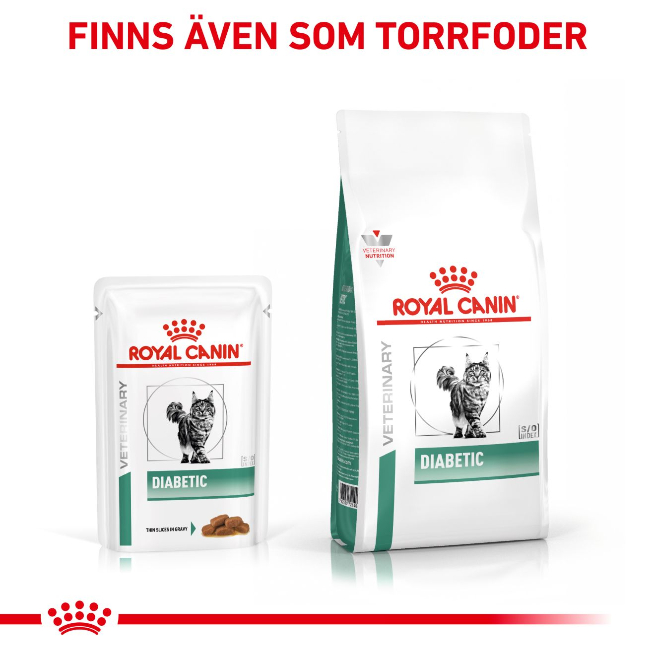 Royal Canin Veterinary Diets Weight Management Diabetic Slices In Gravy Pouch 12x85g våtfoder för katt