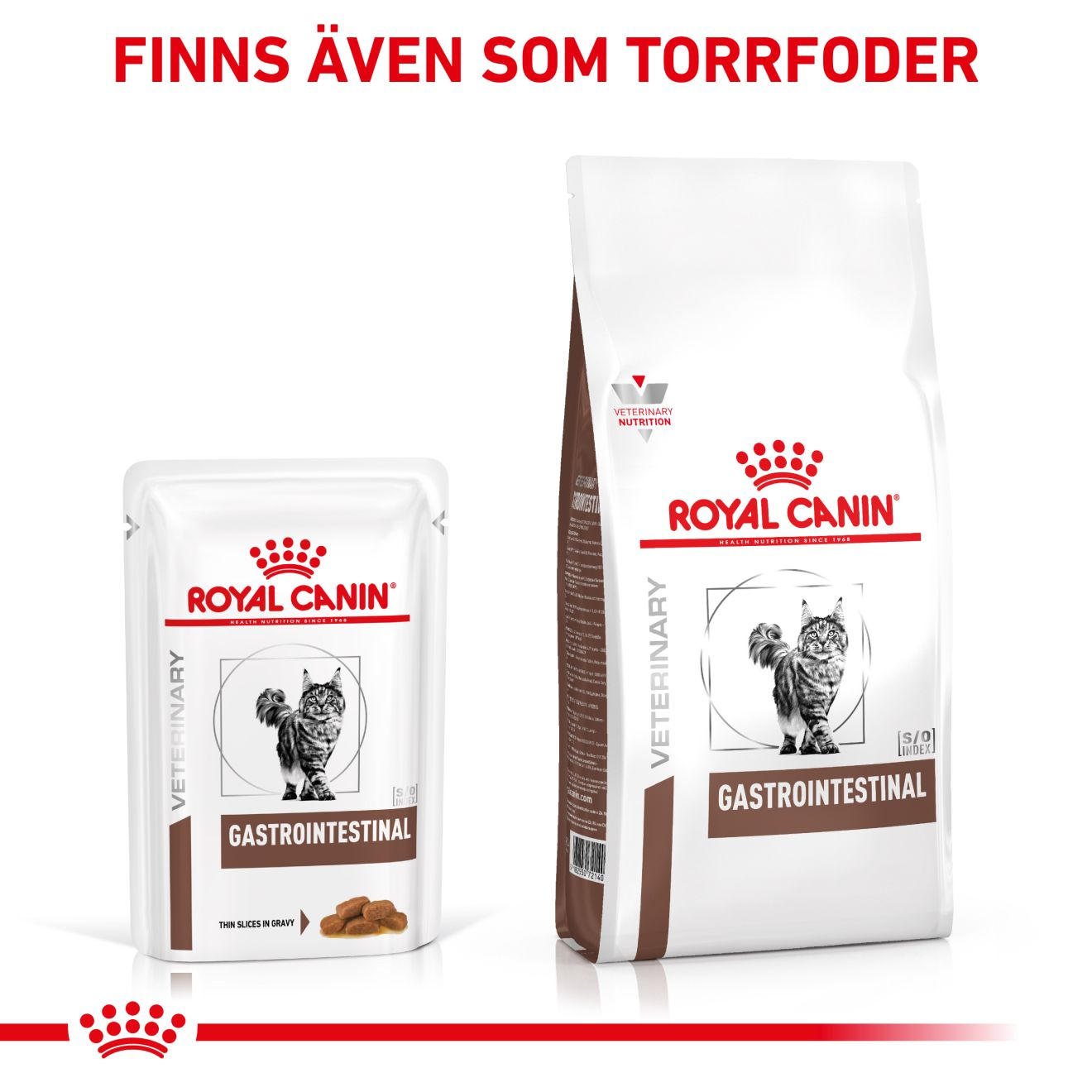 Royal Canin Veterinary Diets Gastro Intestinal Thin Slices In Gravy 12x85g våtfoder för katt