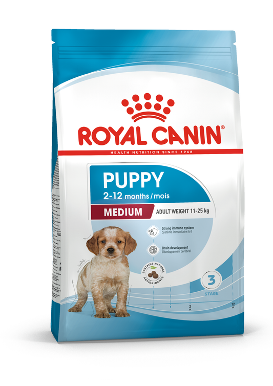 Royal Canin Medium Puppy Torrfoder för hundvalp