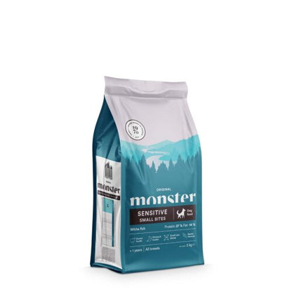 Monster Dog Original Sensitive White Fish White Fish Small bites